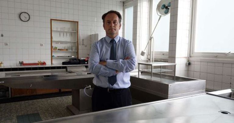 Jean-Sebastien Raul, diretor do instituto forense de Estrasburgo.