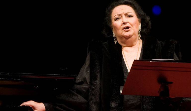 Montserrat Caballé, num espetáculo em 2007.