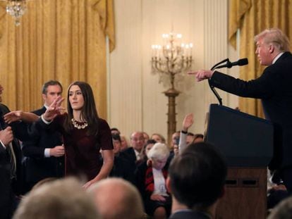 Trump a um jornalista da CNN na Casa Branca: “Você é uma pessoa grosseira e horrível”