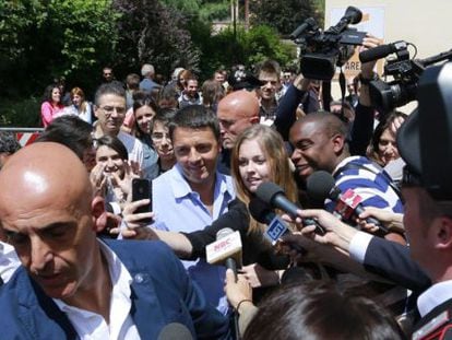Renzi, no Festival da Economia de Trento no dia 1º de junho.