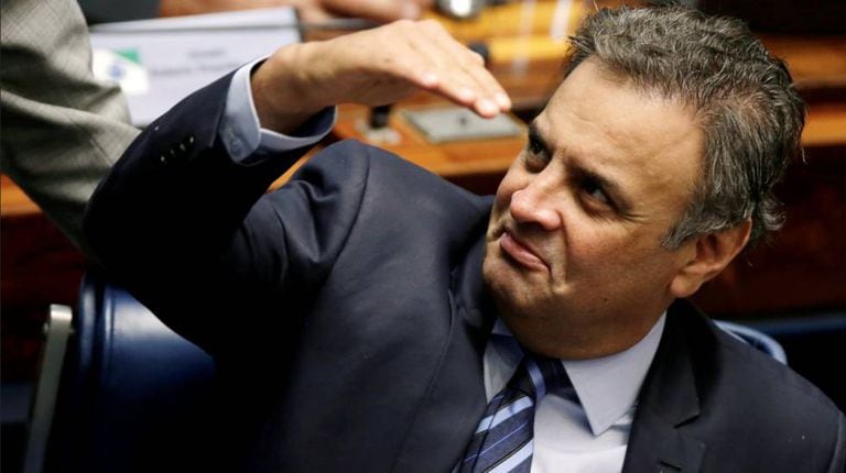 O senador Aécio Neves.