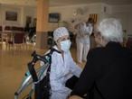 12/04/2020 - Barcelona - Pandemia Coronavirus Covid- 19. En la imagen la directora de la residencia de ancianos Hotel Prat Residencia S.L.  de Tona ( Barcelona ) Berta de Buen. Foto: Massimiliano Minocri