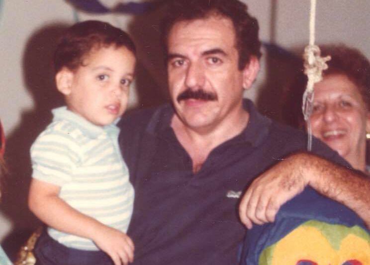 Nayib Bukele com seu pai, Armando Bukele Kattán. 