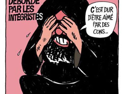 A revista humorística ‘Charlie Hebdo’ publicou uma edição especial em 8 de fevereiro de 2006 na qual via-se uma caricatura de Maomé lamentando-se pelos fundamentalistas. “É difícil ser amado por idiotas”, dizia o desenho no qual o profeta tapava o rosto com as mãos.