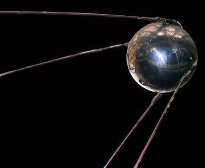 O Sputnik 1, primeiro satélite artificial