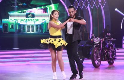 Ana Pacheco no programa ‘Dançando com as Estrelas’.