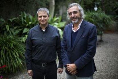 O farmacologista Jordi Riba e o psiquiatra Josep Maria Fábregas.