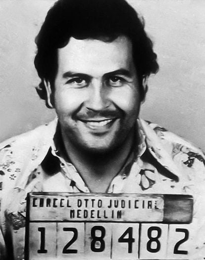 Registro policial de Pablo Escobar