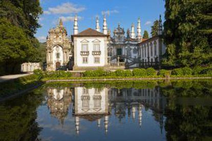 Jardins do palácio de Mateus, às periferias da cidade de Vila Real (Portugal).