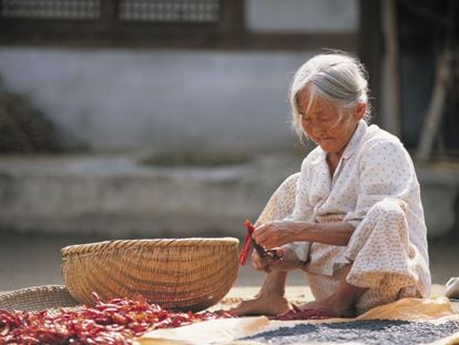 A Coreia do Sul é um dos 15 países onde as pessoas vivem mais tempo, segundo um relatório elaborado pelo Fórum Econômico Mundial. Em 2003, a expectativa de vida nesse país era de 77,25 anos. Assim, em 12 anos, os coreanos viram esse índice crescer em mais de quatro anos. O estilo de vida contribui muito para o recorde de longevidade.