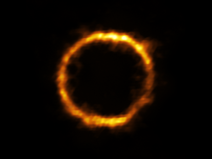 Imagem da galáxia SPT0418-47.