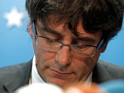 Carles Puigdemont em Bruxelas