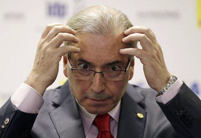 Eduardo Cunha, em um seminário em Brasília.