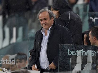 O ex-presidente da UEFA Michel Platini, em uma foto do mês passado.