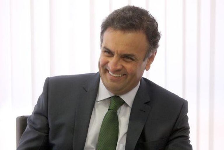O candidato do PSDB Aécio Neves.