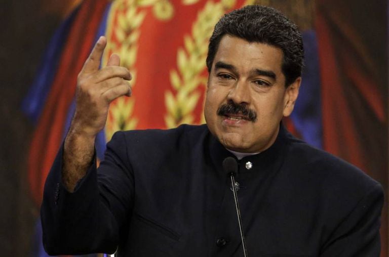 Nicolás Maduro, em uma entrevista coletiva