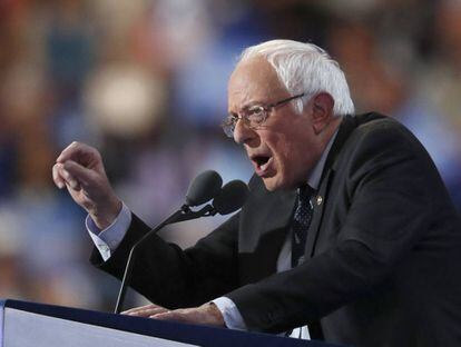 Bernie Sanders, em julho