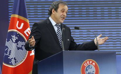 Platini, no congresso da UEFA