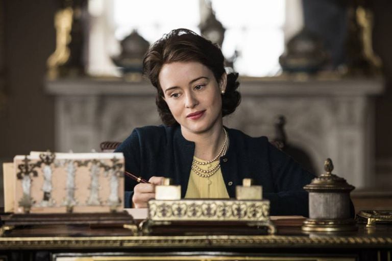 Claire Foy, em 'The Crown'.