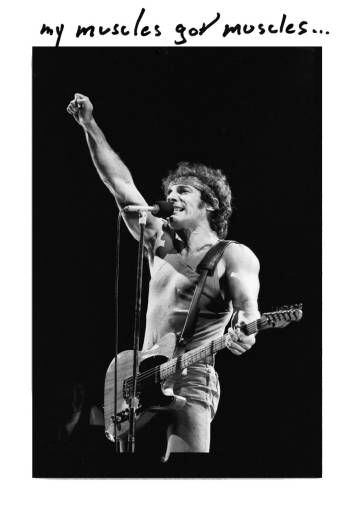 Imagem do livro de memórias de Bruce Springsteen 'Born to run'.