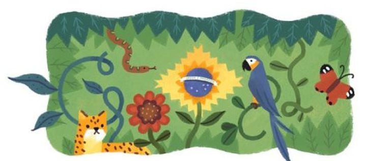 O doodle do Google.