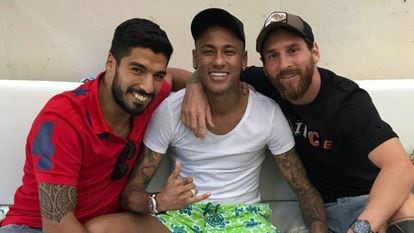 Luis Suárez, Neymar e Messi