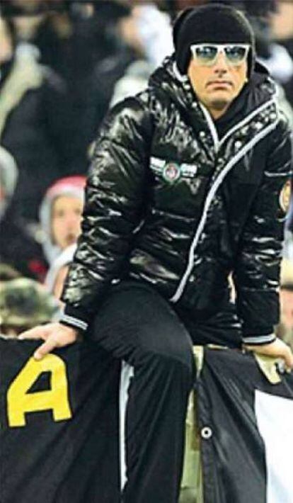 Raffaello Bucci, no estádio da Juventus.