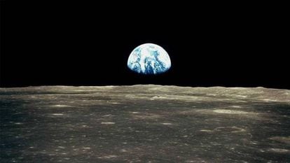 Imagem da Terra a partir da Lua
