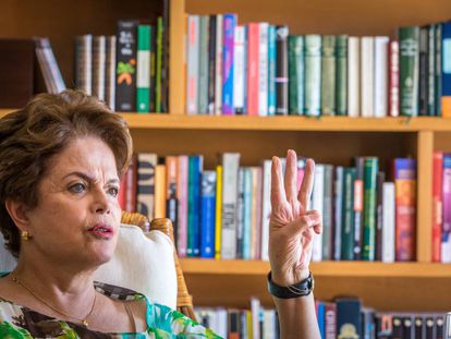 Dilma Rousseff em entrevista na última quarta-feira.
