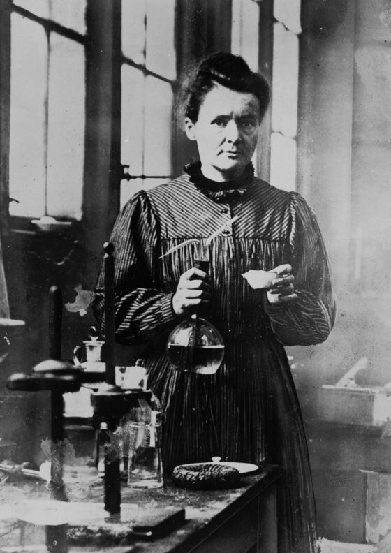 Marie Curie, a mais nova de cinco irmãos.