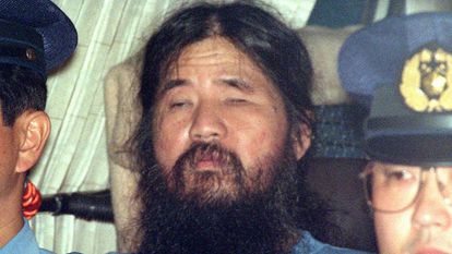 O ex-líder da seita Aum, Shoko Asahara, em 1995.