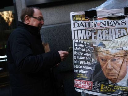 Capa do jornal 'The Daily News' nesta quinta-feira em Nova York.