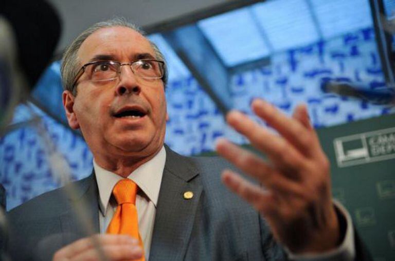 O presidente da Câmara, Eduardo Cunha.