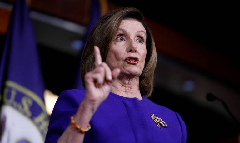 A presidente da Câmara dos EUA, a democrata Nancy Pelosi.