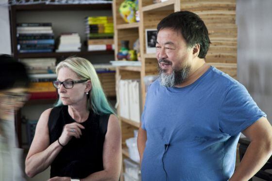 Cheryl Haines e Ai Weiwei.