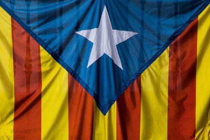 Bandeira pro-independência da Catalunha