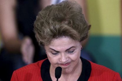 Presidente Dilma Rousseff em evento no in&iacute;cio do m&ecirc;s.