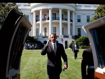 Os dias de Obama na Casa Branca em doze fotos