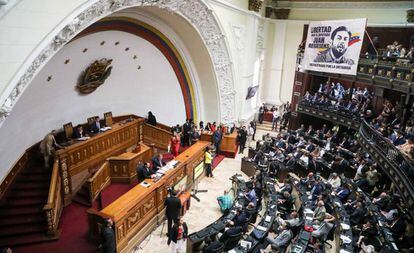 A Assembleia Nacional nesta terça-feira, em Caracas.