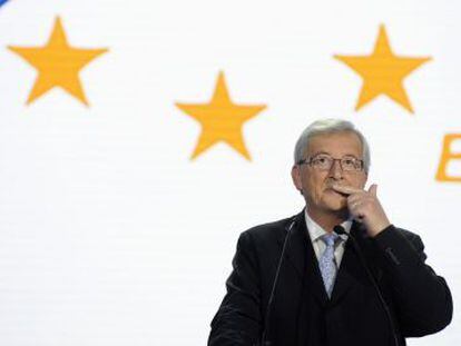 Jean-Claude Juncker nesta segunda-feira em Bruxelas.