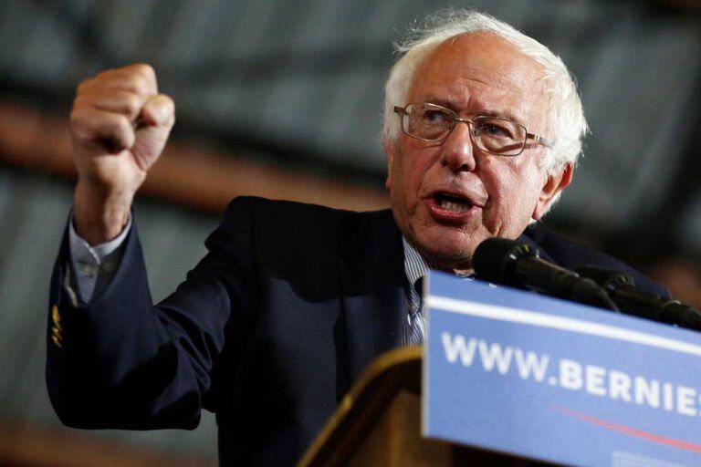 O senador Bernie Sanders.