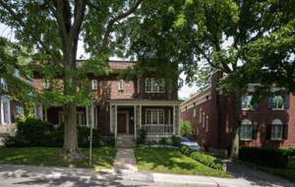 Casa onde Leonard Cohen nasceu, na Avenida Belmont, 599, em Montreal.