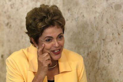 Rousseff, nesta quarta-feira, no Planalto.