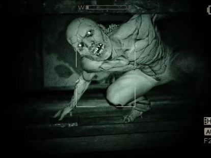 Um momento de 'Outlast'.