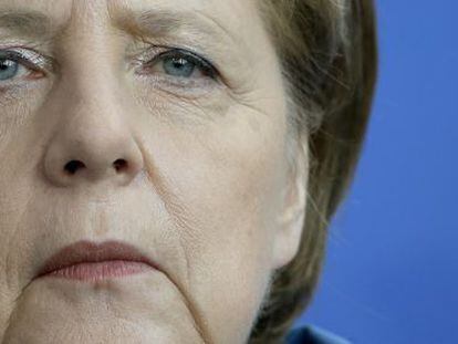 A chanceler Angela Merkel, na segunda-feira, em Berlim.