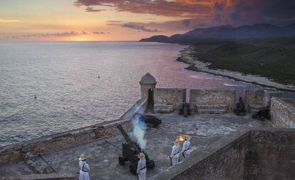 O Castelo do Morro, na entrada da baía de Santiago de Cuba.