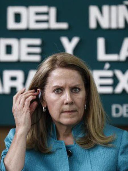 Barbara Blaine na Câmara dos Deputados mexicana.