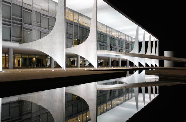 Fachada do Palácio do Planalto, Brasília.