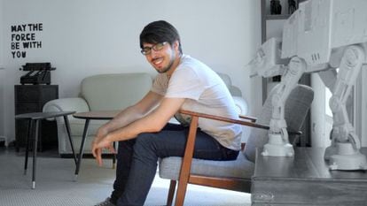 Pablo López na sede de sua empresa Seedtag em Madri.