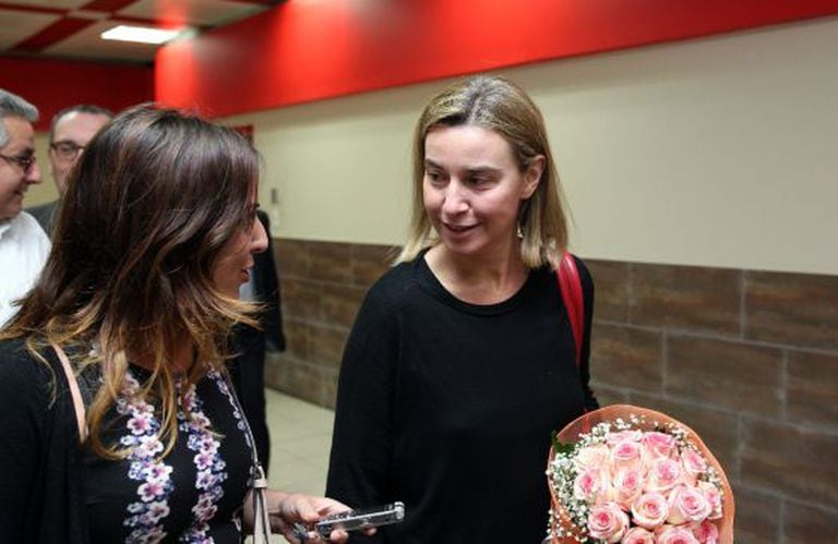 A chefa da diplomacia da União Europeia (UE), Federica Mogherini, chega hoje a Havana.